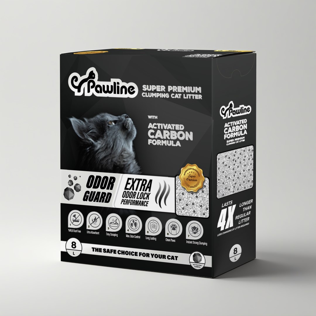 Pawline Super Premium Activated Carbon Bentonite Cat Litter