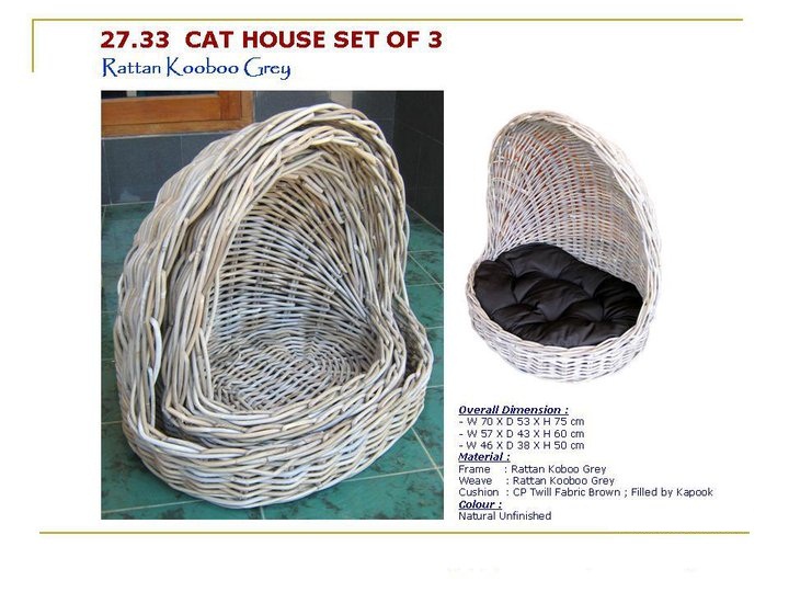 Rattan Dogs Basket